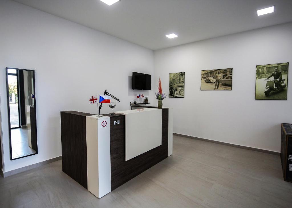 TV a/nebo společenská místnost v ubytování GH Prague Butik Hotel