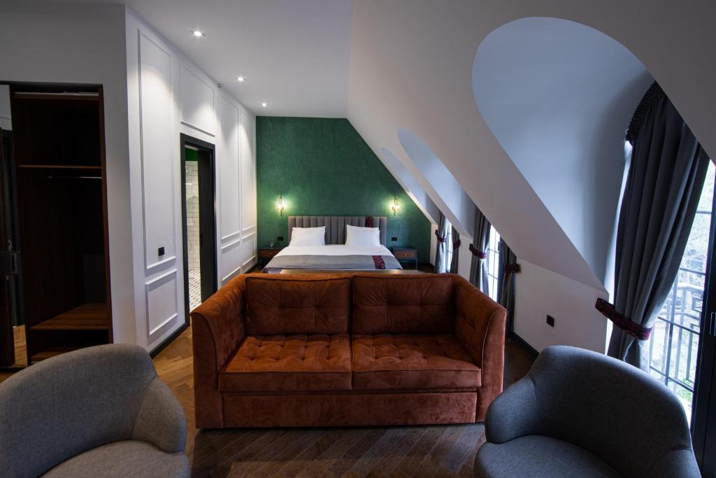 Posezení v ubytování Molokan Inn Hotel