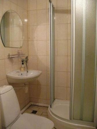 Koupelna v ubytování Nepi Hotell