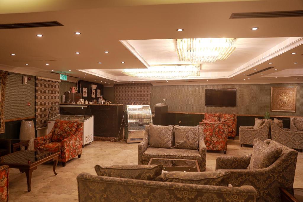 Posezení v ubytování Strand Hotel Jordan