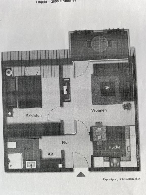 Půdorys ubytování Ankerplatz Niendorf