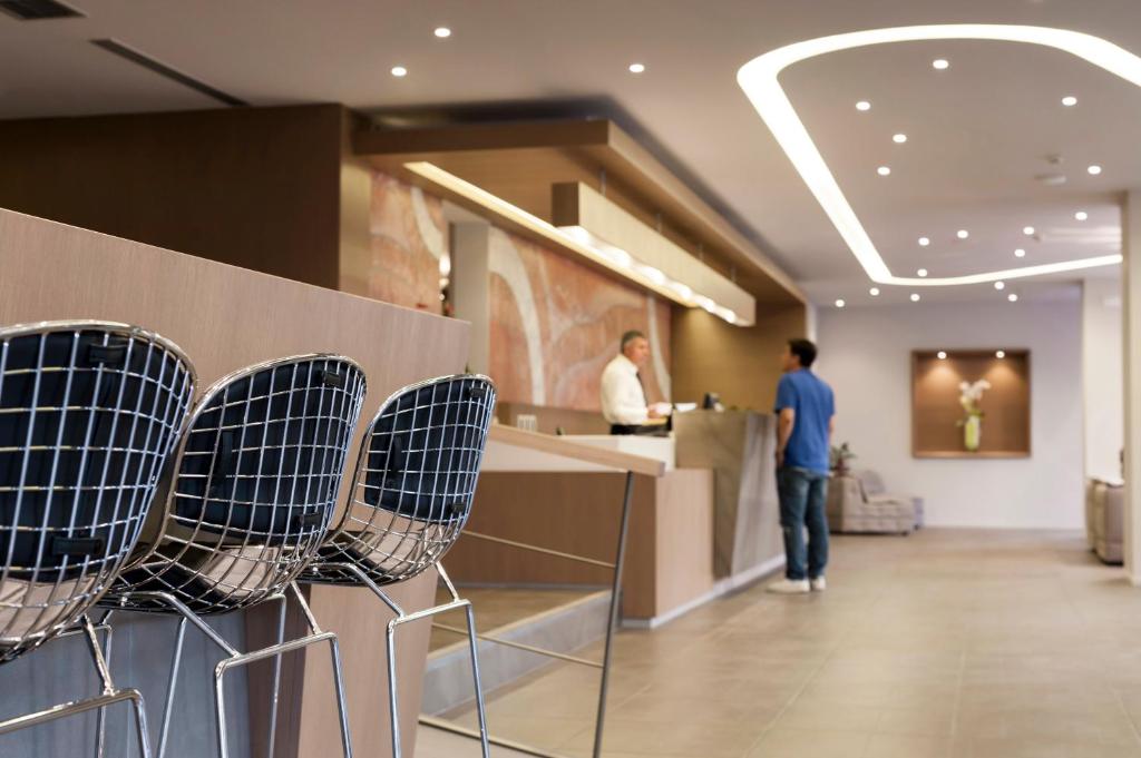 Posezení v ubytování Kriti Hotel