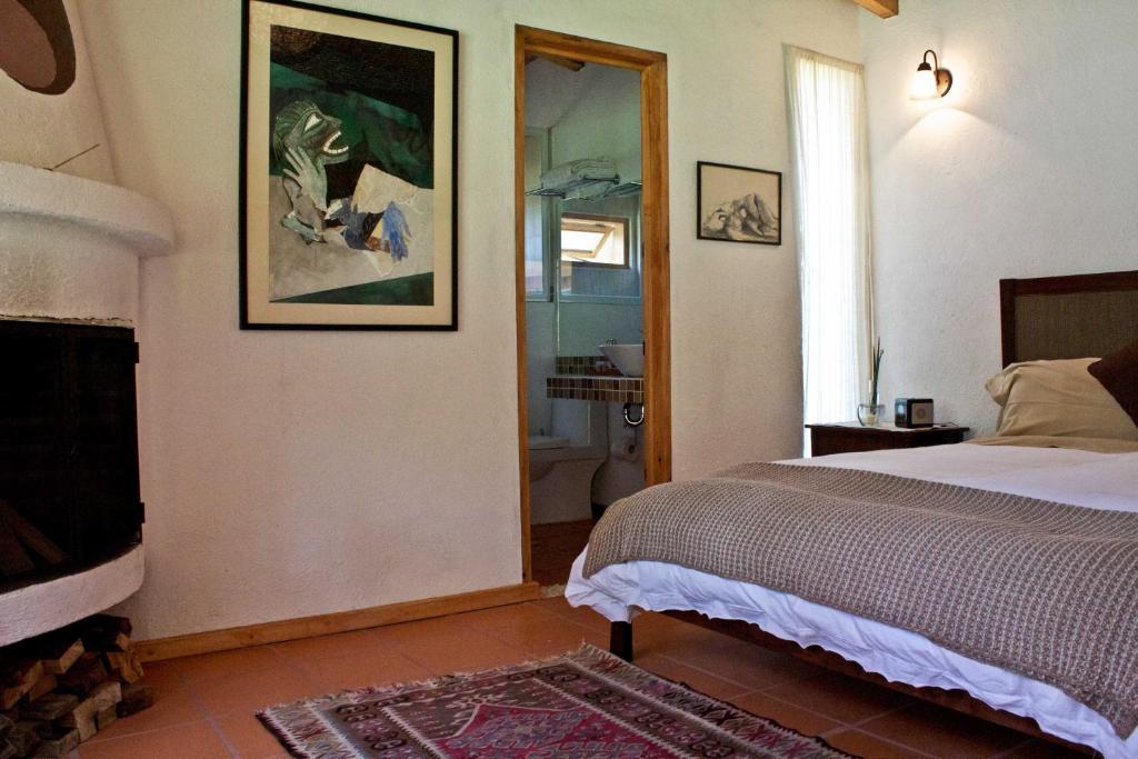 Cama o camas de una habitación en La Joya del Viento