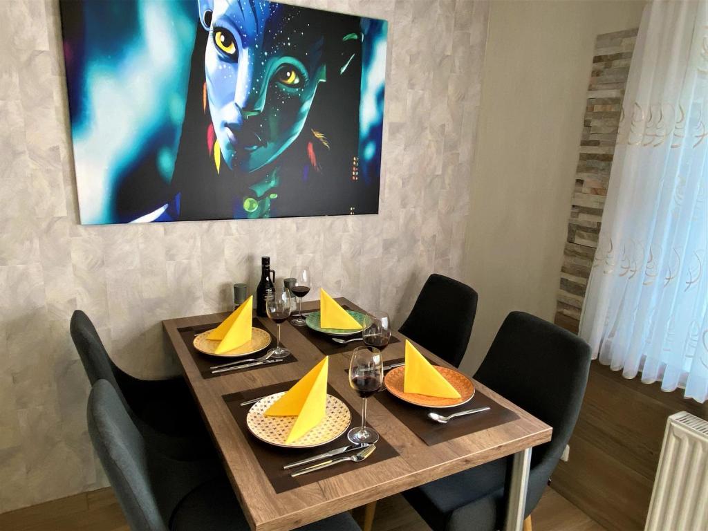 Jídlo v apartmánu nebo okolí