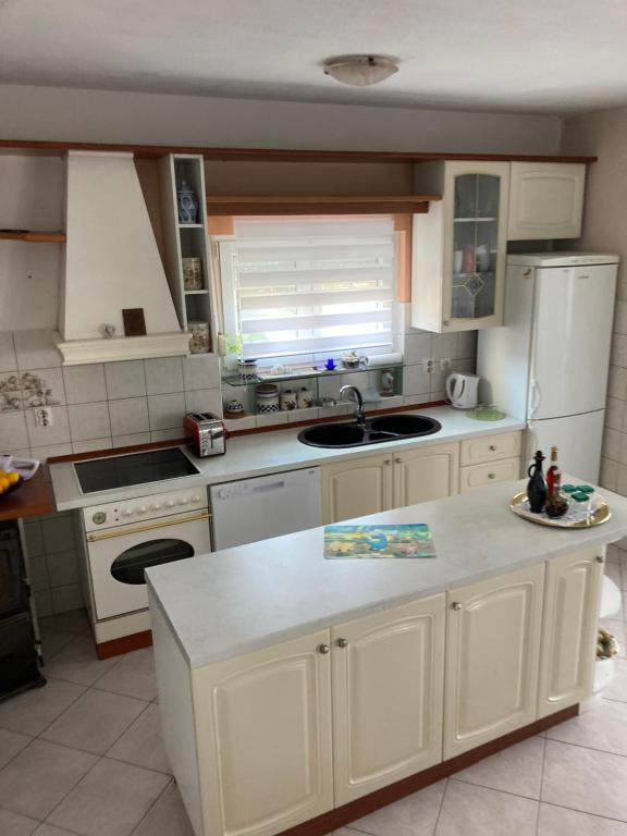 Kuchyň nebo kuchyňský kout v ubytování Quite beautiful apartment in the Split Neda with 4bedrooms