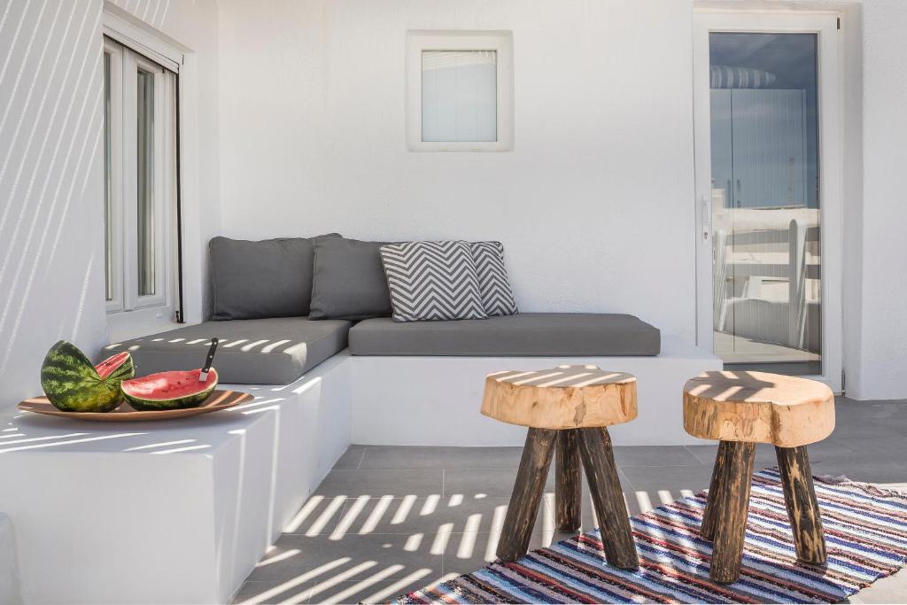 Posezení v ubytování Kostantis Town Suites