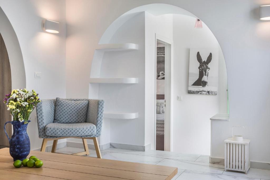 Posezení v ubytování Kostantis Town Suites