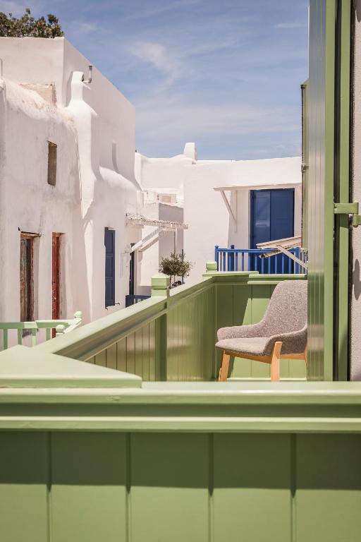 Balkón nebo terasa v ubytování Kostantis Town Suites