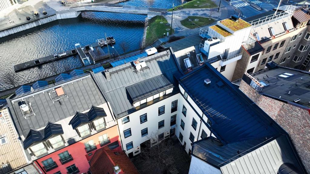 Nespecifikovaný výhled na destinaci Malmö nebo výhled na město při pohledu z hotelu