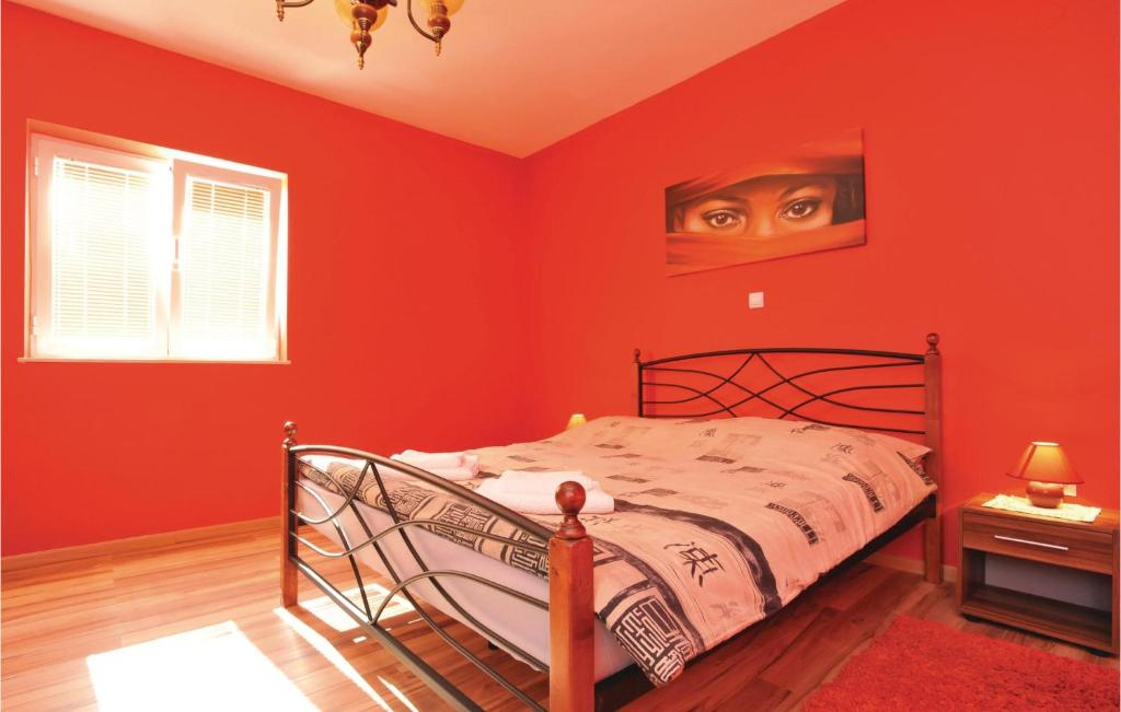Posteľ alebo postele v izbe v ubytovaní Holiday Home Vlaska Iii