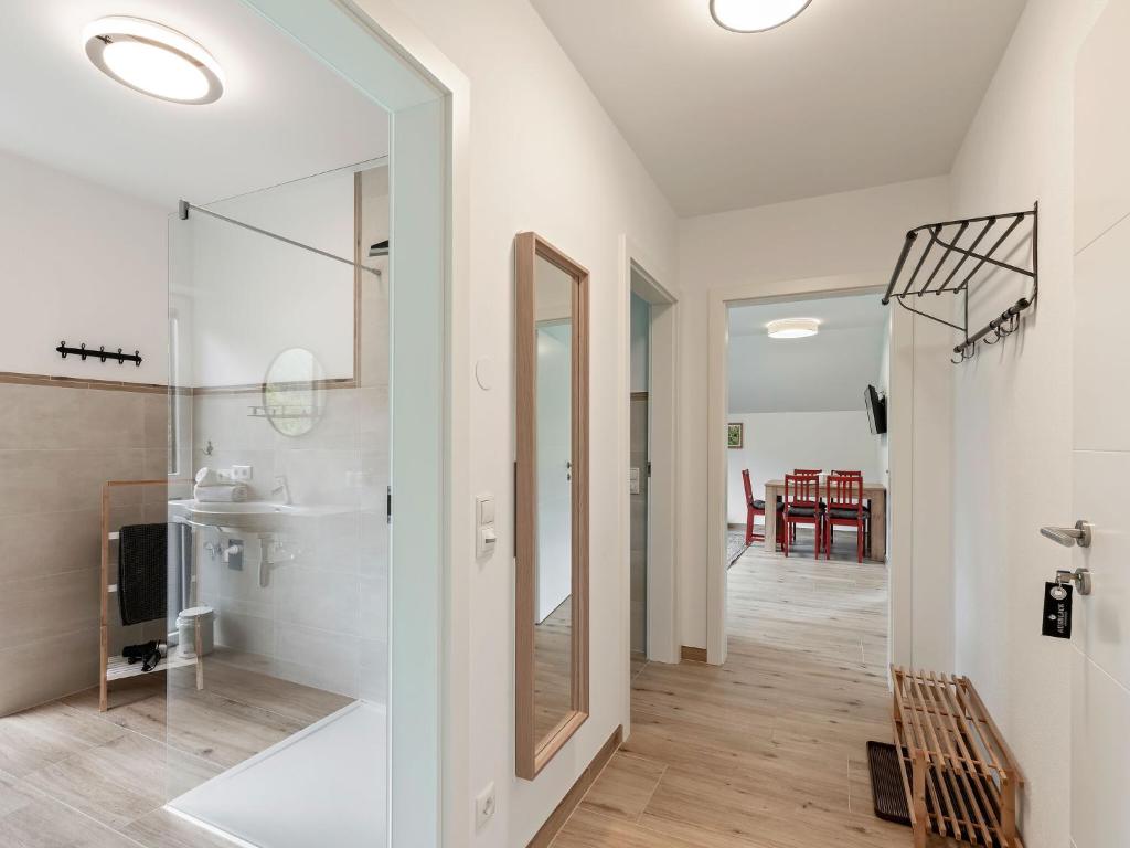 Kúpeľňa v ubytovaní Peaceful Apartment in Sankt Michael im Lungau