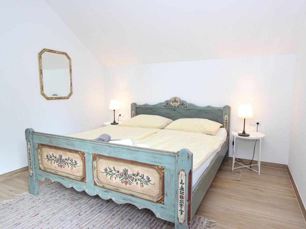 Posteľ alebo postele v izbe v ubytovaní Peaceful Apartment in Sankt Michael im Lungau