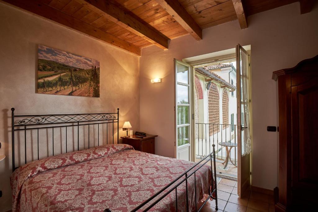 Agriturismo Podere La Piazza - Chambre Lit King-Size Avec Balcon