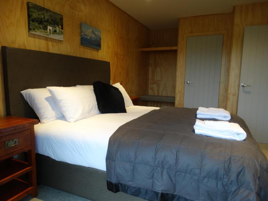 Postel nebo postele na pokoji v ubytování Musterers Accommodation Fairlie