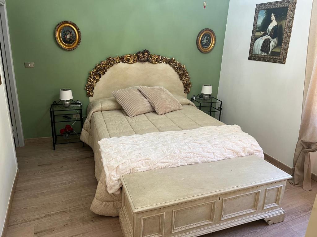 Posteľ alebo postele v izbe v ubytovaní Affittacamere Il Piccolo Borgo Foligno