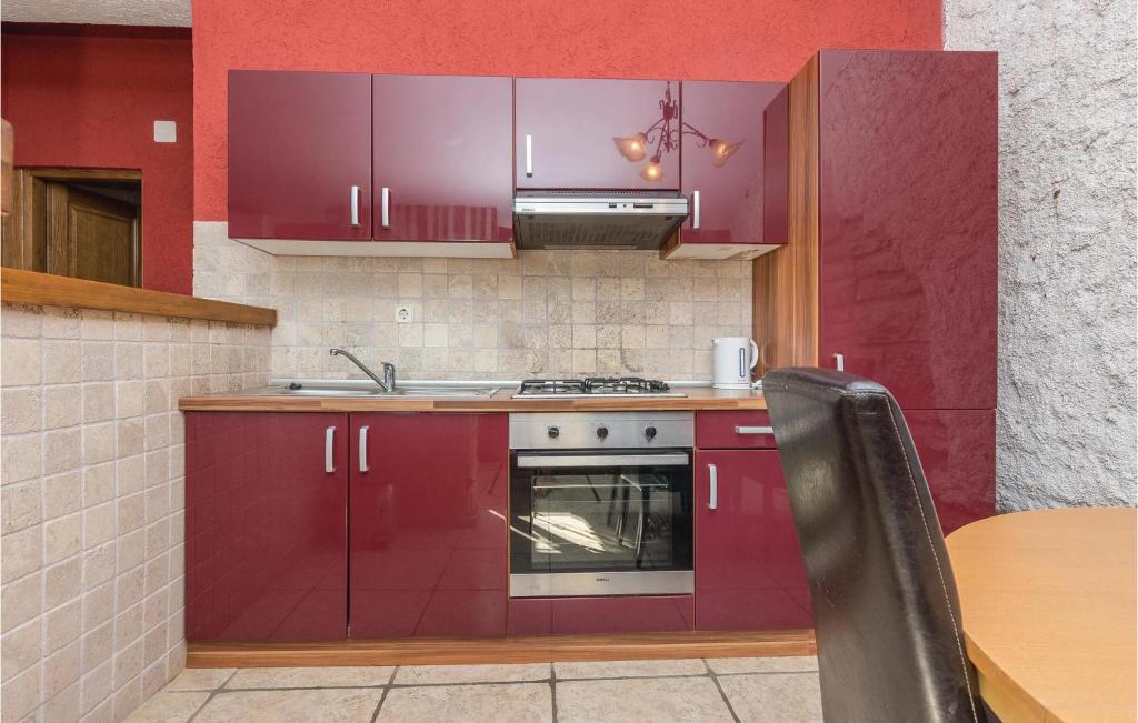 Kuchnia lub aneks kuchenny w obiekcie Five-Bedroom Holiday Home In Vir
