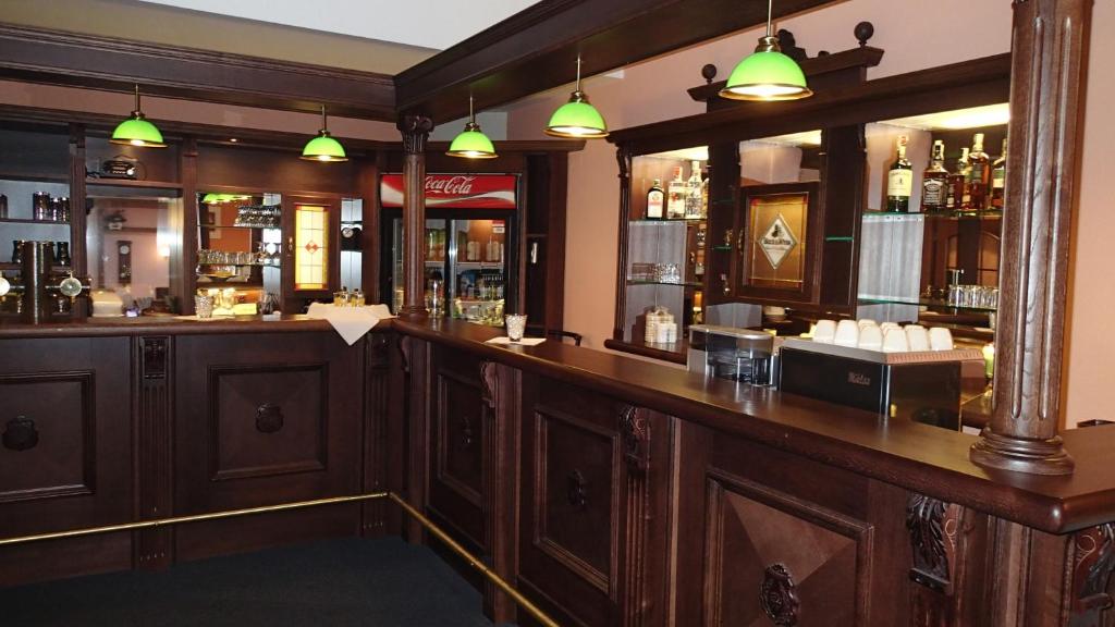 Lounge nebo bar v ubytování Hotel Hajčman