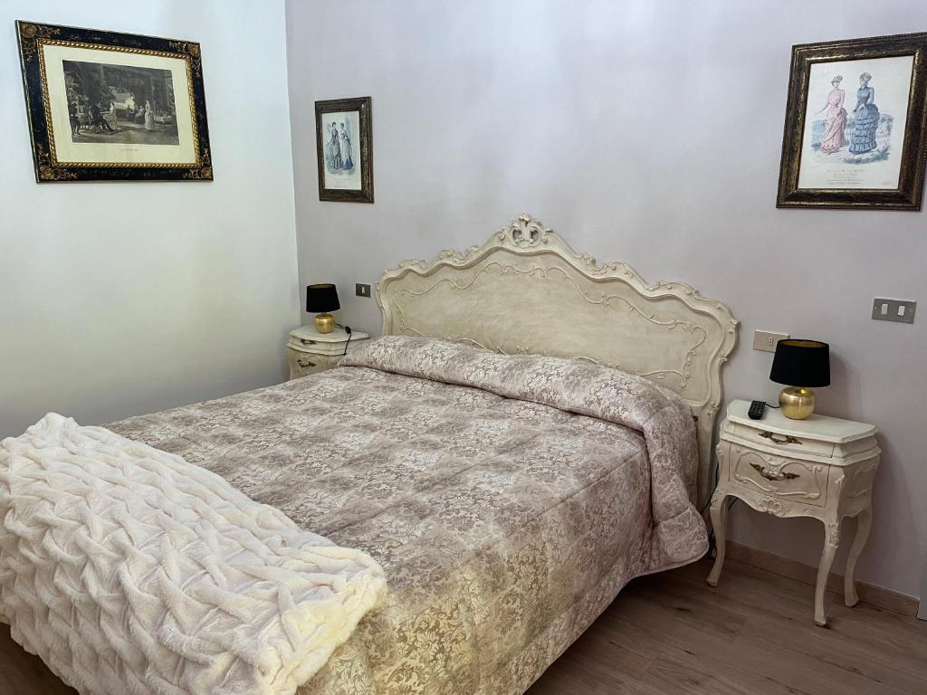 Posteľ alebo postele v izbe v ubytovaní Affittacamere Il Piccolo Borgo Foligno