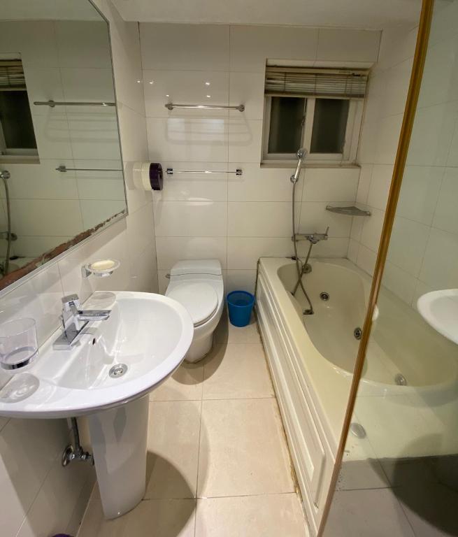 Koupelna v ubytování Dalgona Guesthouse