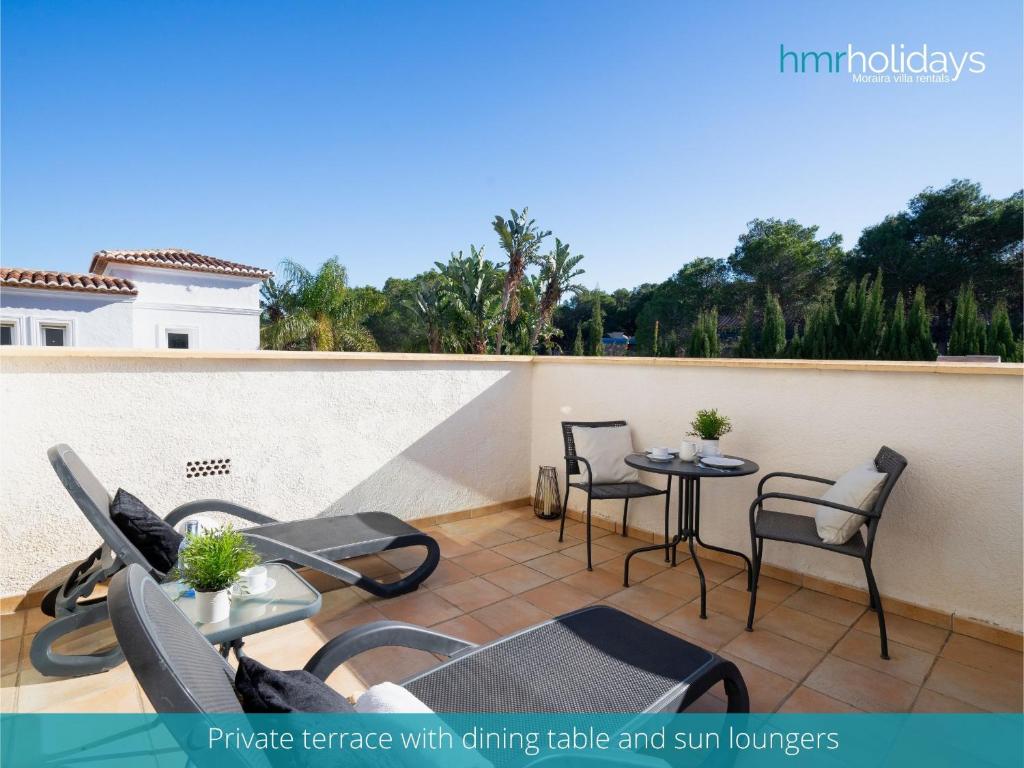 Balkón nebo terasa v ubytování Villa Bella by HMR Holidays