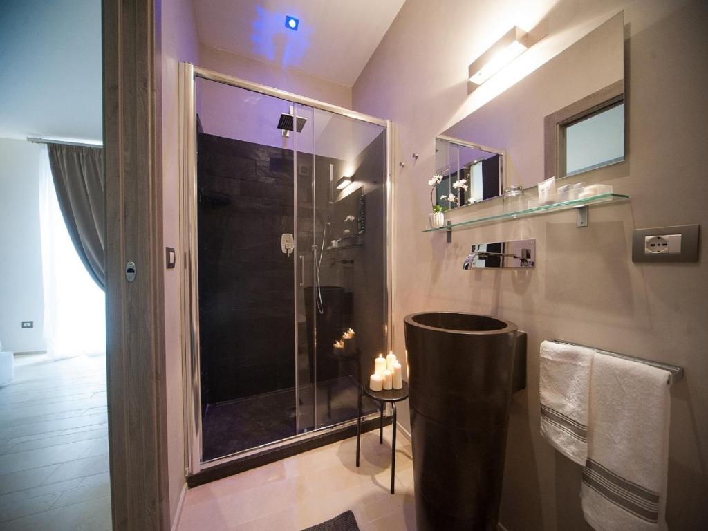 Koupelna v ubytování Tabula Maris B&B