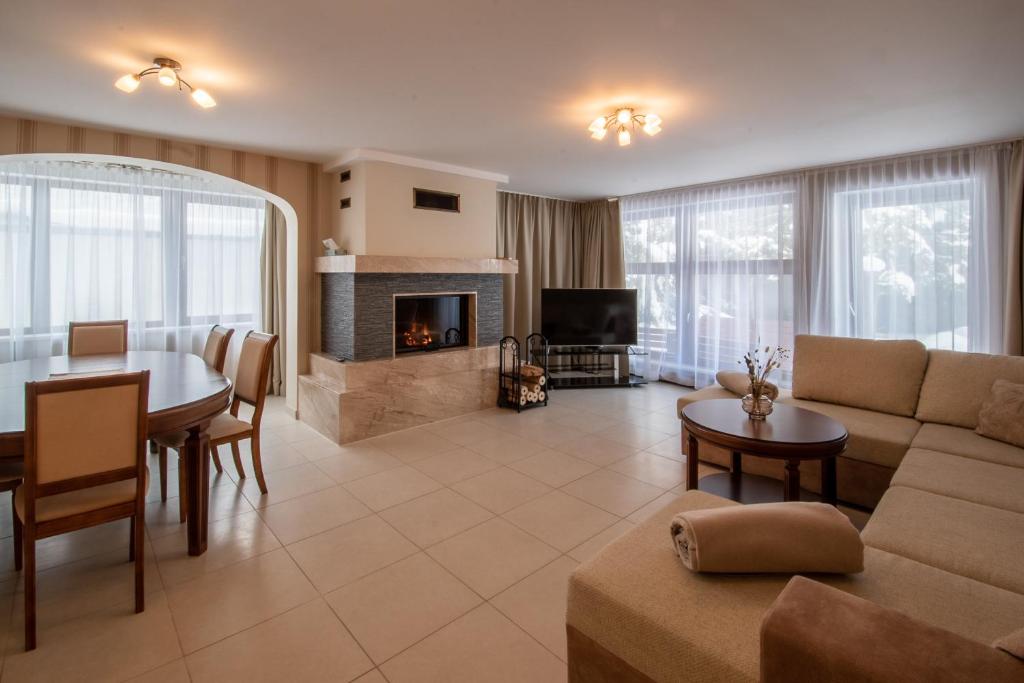Posezení v ubytování Bergzeit Appartments