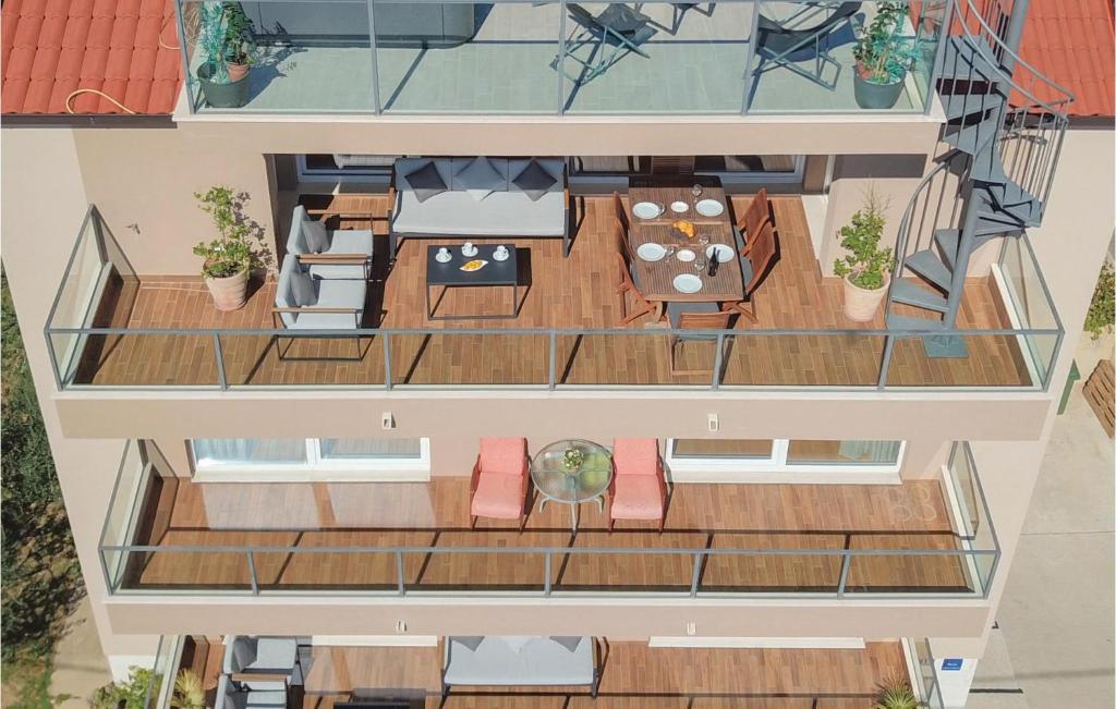 Balkón nebo terasa v ubytování Apartment Kastel Gomilica With Sea View I