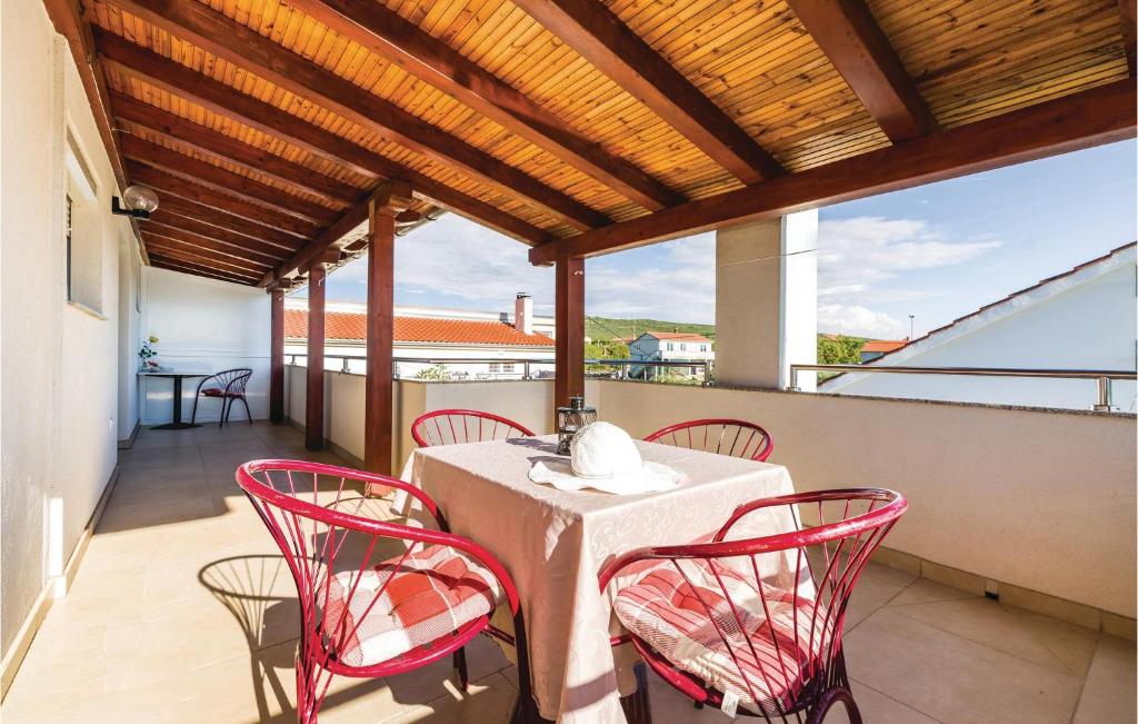 Balkón alebo terasa v ubytovaní Holiday Home Debeljak With Sea View Xiv