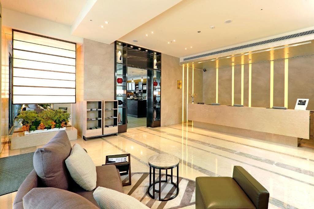 Posezení v ubytování Hotel COZZI Zhongxiao Taipei