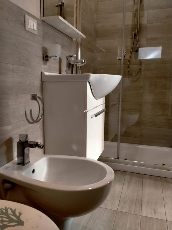 Koupelna v ubytování Casa Toscanella