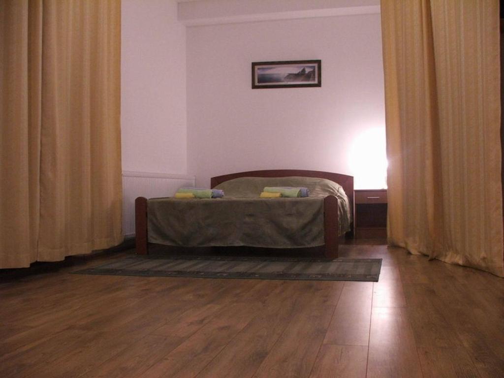 Postel nebo postele na pokoji v ubytování Bazeni Baikal