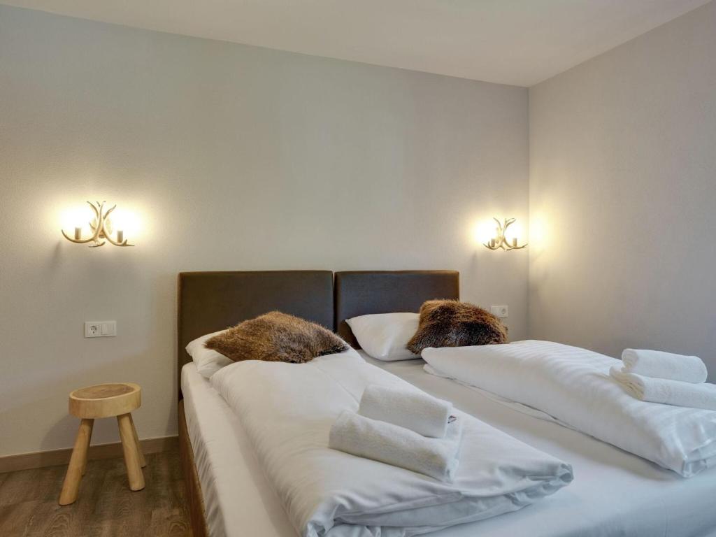 Posteľ alebo postele v izbe v ubytovaní Chalet in Hollersbach Salzburg near ski area