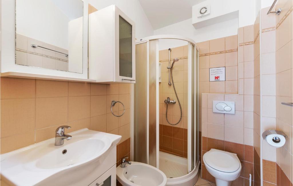 Koupelna v ubytování Apartment Brionska Croatia