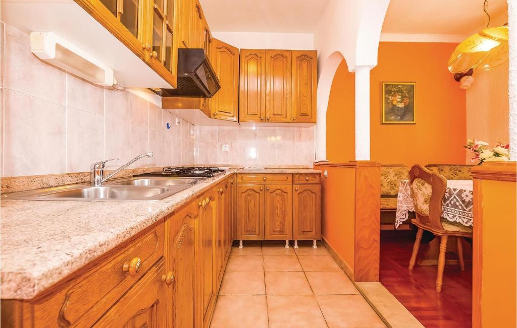 Kuchyňa alebo kuchynka v ubytovaní Beautiful Apartment In Crikvenica