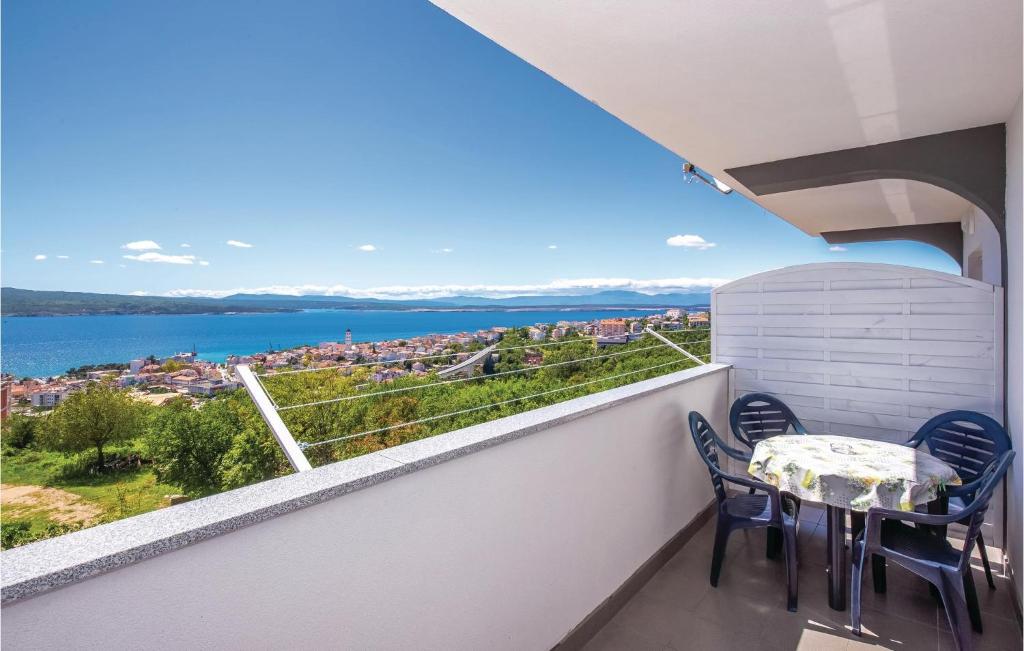 Balkón nebo terasa v ubytování Gorgeous Apartment In Crikvenica With Wifi