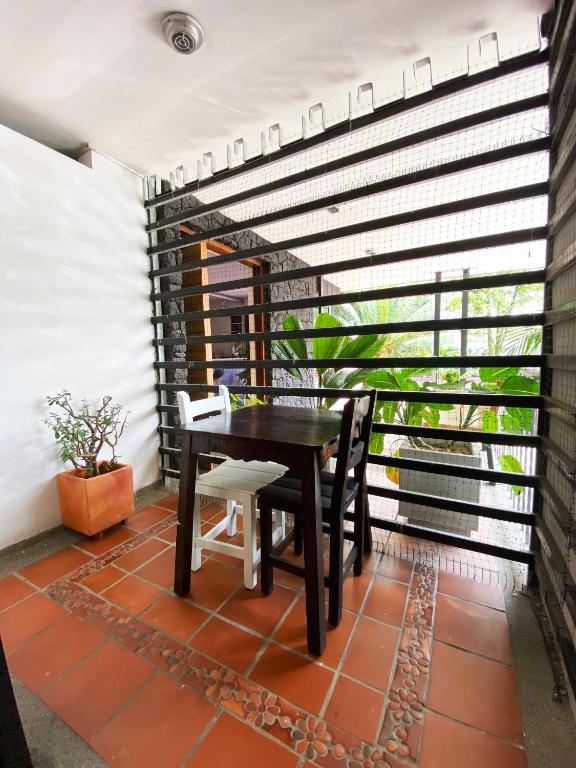 Rõdu või terrass majutusasutuses Ayenda 1224 Pixel House