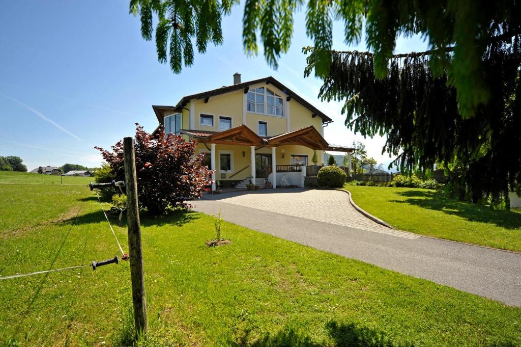 a house on the side of a road at Biohof Naturzeit Faaker See in Drobollach am Faaker See