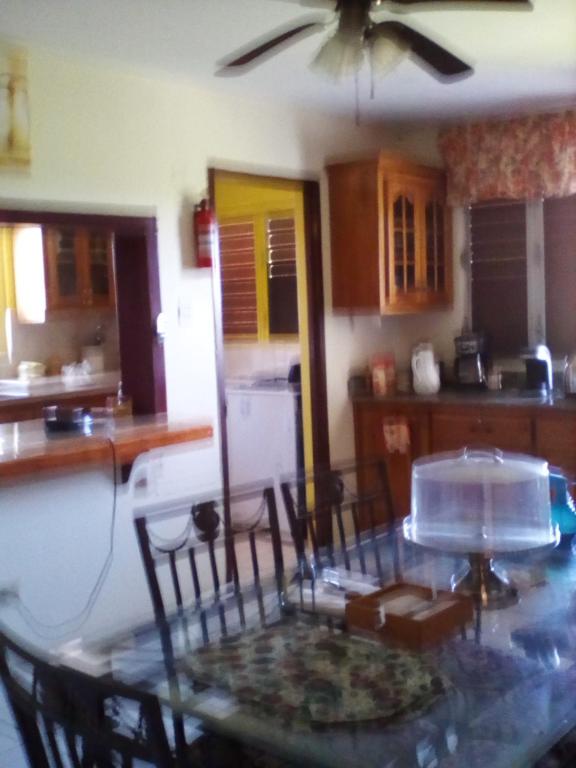Kuchyň nebo kuchyňský kout v ubytování Castlevue B&B