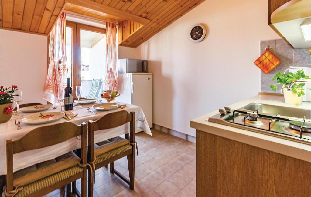 Kuchnia lub aneks kuchenny w obiekcie Apartment Pomer Cr