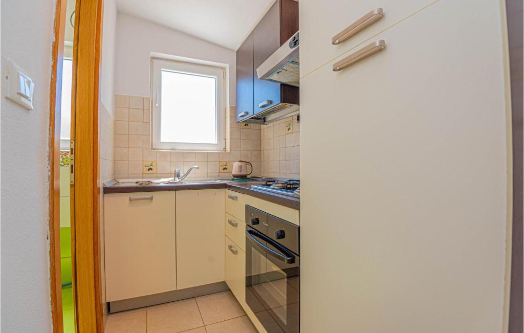 Kuchyň nebo kuchyňský kout v ubytování Lovely Apartment In Brodarica With Wifi