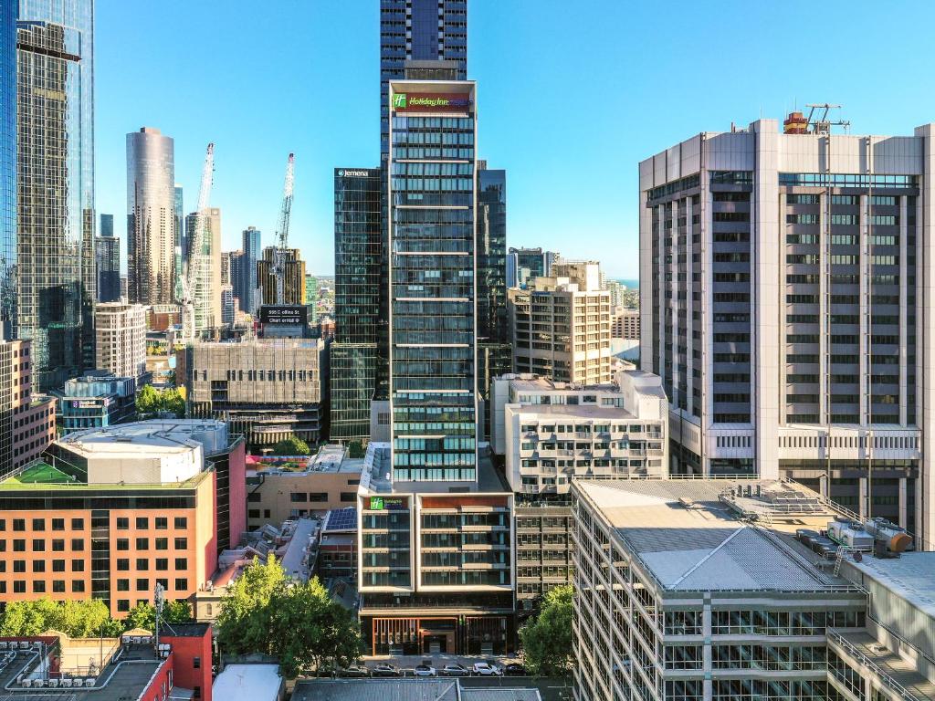 Nespecifikovaný výhled na destinaci Melbourne nebo výhled na město při pohledu z hotelu