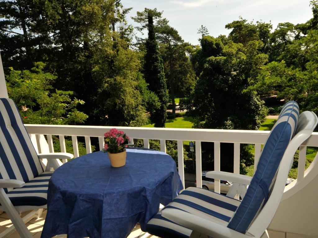 Balkón nebo terasa v ubytování Park-Hotel