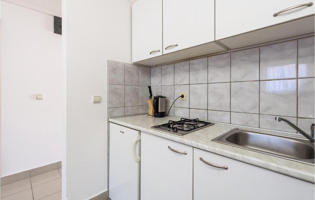 Kuchyňa alebo kuchynka v ubytovaní Beautiful Apartment In Prizna With Wifi