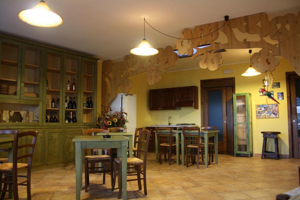 Restaurace v ubytování Le Storie di Bambu