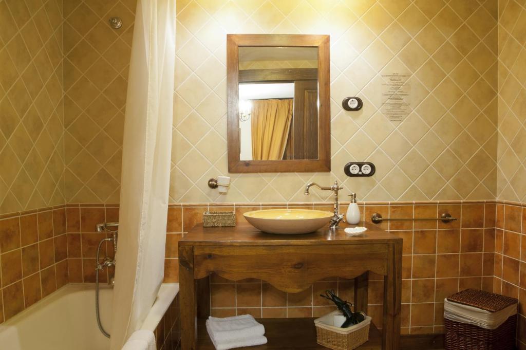 Koupelna v ubytování Hotel Triskel