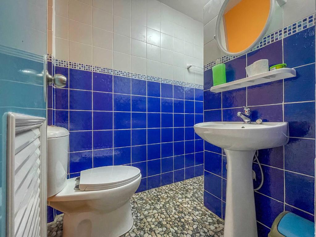 Koupelna v ubytování Blue Moon Guesthouse
