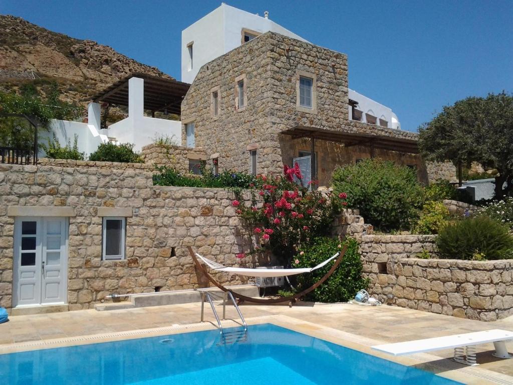 Bazén v ubytování Onar Patmos nebo v jeho okolí