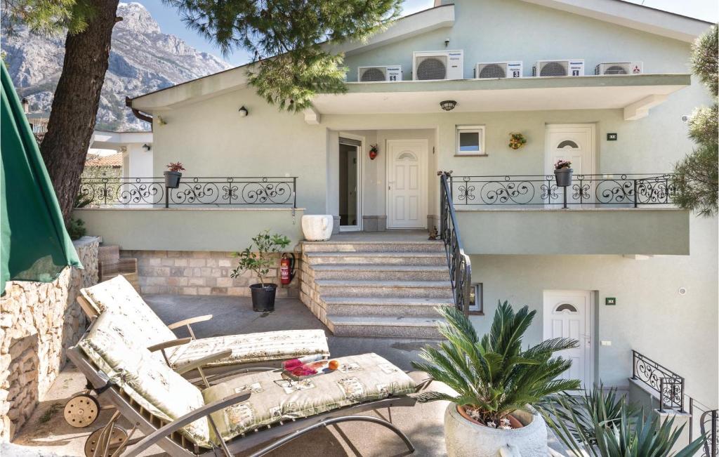 Balkón alebo terasa v ubytovaní One-Bedroom Apartment Makarska With Sea View 04