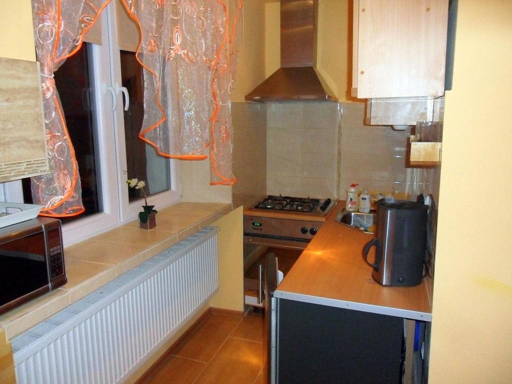 Kuchyňa alebo kuchynka v ubytovaní Apartament - Stronie Śląskie