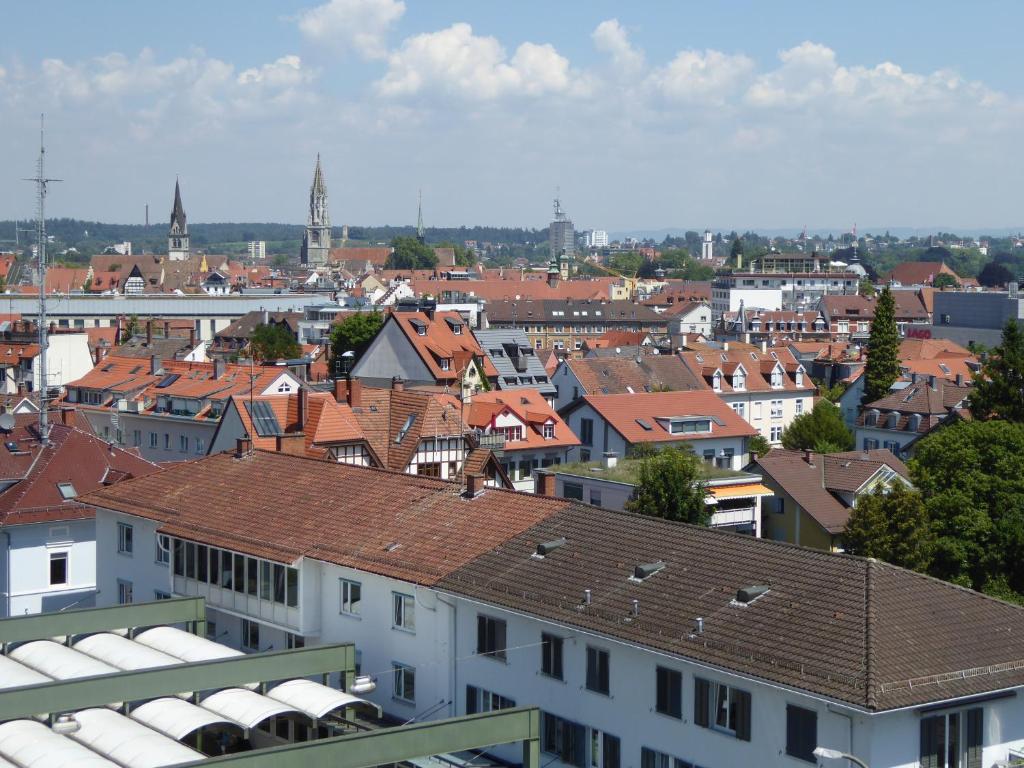 Nespecifikovaný výhled na destinaci Kreuzlingen nebo výhled na město při pohledu z hotelu